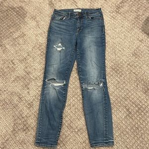 MADEWELL HIGH RISER SKINNY JEANS